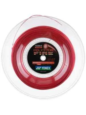 New Yonex Tennis String POLY TOUR Fire 1.25 200M Reel RED PTF125 Made in Japan - image 1 of 2