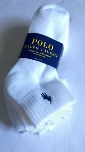 Polo Ralph Lauren 6pk Classic Sport socks 6 pack quarter socks Red Black 6-12 - Picture 1 of 18