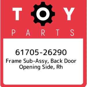 61705-26290 Toyota Frame sub-assy, back door opening side, rh 6170526290, New Ge - Bild 1 von 1