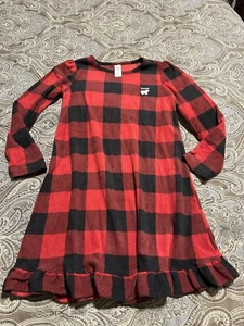 Children's Place Girls Plaid Nightgown Family Christmas Holiday PJS - Size 14 - Picture 1 of 4