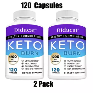 SALE Keto Diet Pills Best Ketosis Weight Loss Supplements To Burn Fat - Picture 1 of 14