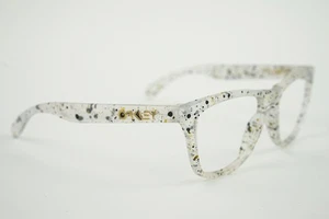 OO9013-G655 Oakley Frogskins Metallic Splatter Clear 55-17-139 Sonnenbrille - Bild 1 von 8