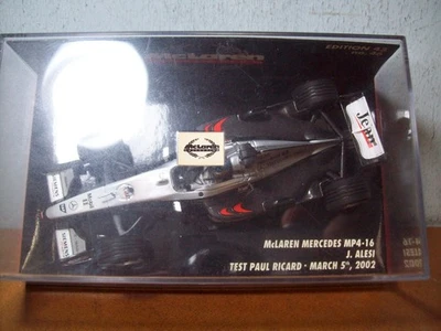 1/43 MINICHAMPS 530 024399 McLAREN MERCEDES MP4-16 TEST 2002 JEAN ALESI - Image 1 of 4