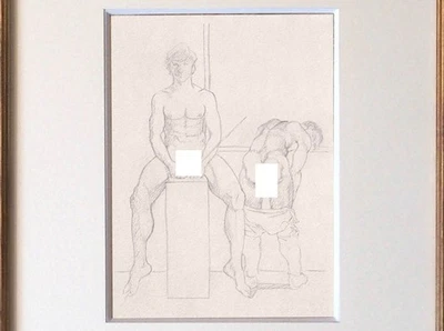 Desnudo Vintage Dibujo Desnudo Arte Americano Erótico Gay Harry Bush Tom Finland Foto 1 de 4