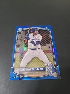 Jonayker Ugarte 2025 Bowman Chrome Prospect Blue Refractor 132/150 #BCP-123 - Bild 1 von 4