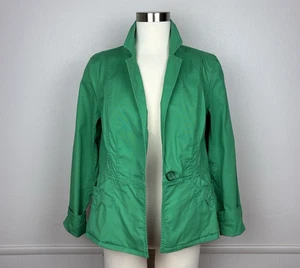 Cabi Blazer Jacket Kelly Green Size SM Fitted Waist Work Casual Layering Preppy - Picture 1 of 19