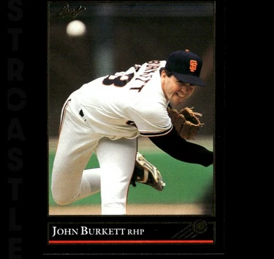 John Burkett 1992 Leaf #179 San Francisco Giants ⚾ Baseball Card - Image 1 of 3