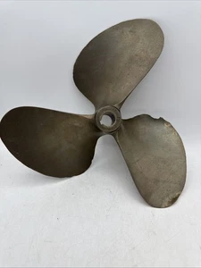 10 Inch Bronze Boat Propeller  OJ 13 12 cup - Picture 1 of 7