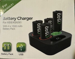 4X 1500mAh Rechargeable Battery Pack Charger Dock for Xbox Series  - Picture 1 of 6