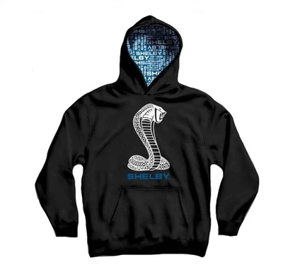 Sudadera con capucha negra Shelby - Ford Mustang GT500 Super Snake GT350 Cobra SVT SVO Foto 1 de 4