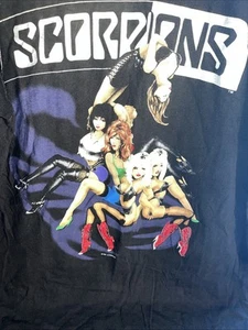 Vintage 90er Scorpions Tease Me Please Me Tour 90-91 Herren Größe Large Einzelnaht - Bild 1 von 5
