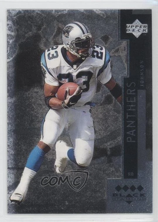 1998 Upper Deck Black Diamond Quadruple Diamond /50 Anthony Johnson #72 - Image 1 of 2