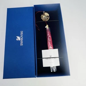 Swarovski Crystal Ornament APPLE ORNAMENT With Tassels 5268524 New - Picture 1 of 13