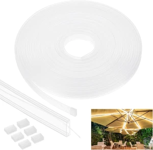 Funda Tubo Silicona LED 10M 12mm Flexible Impermeable Canal Cubierta para Tiras - Imagen 1 de 14