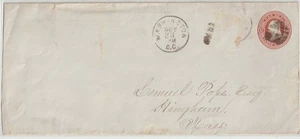 UNITED STATES: U30 34 WAR DEPT. 1873 ENTIRE USED POSTAL STATIONARY - Picture 1 of 2