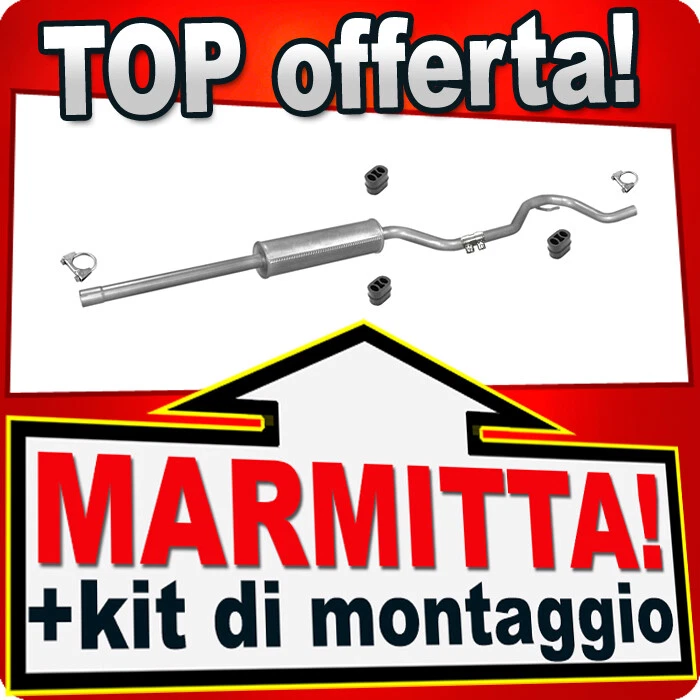 Centrale di Scarico per OPEL VECTRA C 2.2 2-Volumi 3-Volumi 02-04 Marmitta - Immagine 1 di 1