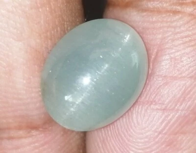 8.78 cts AMAZING NATURAL AQUAMARINE CATSEYE  - Image 1 of 2
