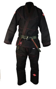 KANKU NEW Black Jiu jitsu uniform, 550 gram Gold Weave, Bjj gi for Adult, Kids - Picture 1 of 13