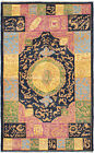 Tapis bordé traditionnel noué à la main 5'0" x 8'0" tapis en laine