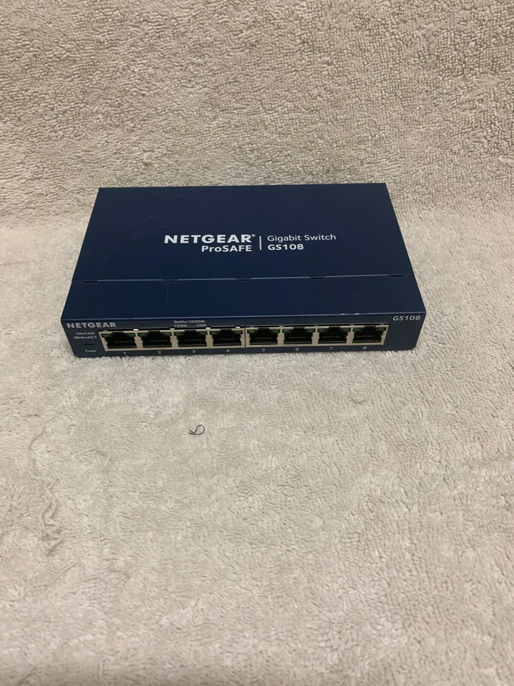 NetGear ProSafe GS108 8-Port Gigabit Ethernet Switch - Image 1 of 1