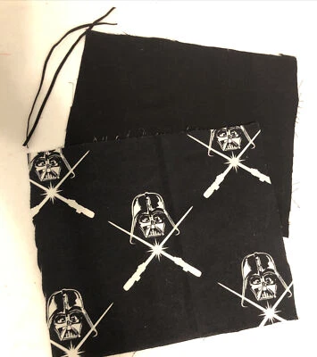 Nuevo kit de máscara: tela de 9 X 8”. Elástico. Star Wars Darth Vader. Foto 1 de 3