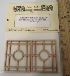 Laser Tech 1:12 Puppenhaus eleganter Fensterpfosten #5038 2 Stück Neu in Verpackung #15 - Bild 1 von 1