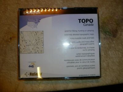 Genuine Garmin Topophic Map DVD Canada V2 Media (4 DVD) - Image 1 of 4