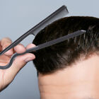 2 Pcs V-Shaped Hair Clip Comb Plastic Straighter Teasing Smoothing Brush