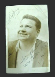 Clifton James Autographed 3 1/2" x 5 1/2" Photo 1953 Head Shot Very Rare 2 Autos - Picture 1 of 2