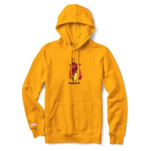 Primitive Skateboarding Apparel Men's Marvel X Moebius Iron Man Hoodie - Picture 1 of 5