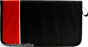 (12) 72 Disc Capacity Black & Red CD DVD Binders Storage Media NEW #CRY-E096RD - Picture 1 of 2