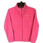 Veste polaire rose Columbia Sportswear jeunes filles avec poches zippées L (14-16)