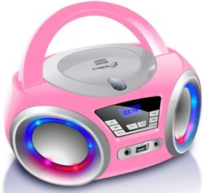 Tragbarer CD-Player Boombox Stereoanlage Kinder Radio CD-Radio Kompaktanlage