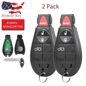 2 For 2013 2014 2015 2016 Dodge Dart Keyless Entry Remote Key Fob M3N32297100 - Picture 1 of 6