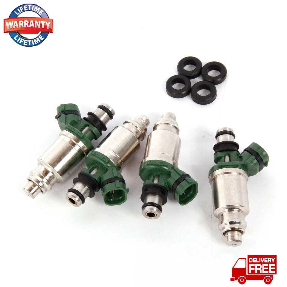 4x Juego de inyectores de combustible para Toyota Camry 2.2L 1992-00 23250-74100 23209-74100 Foto 1 de 4