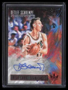Court Kings High Court Signatures Ruby 24 Detlef Schrempf Auto 79/99 2018-19 - Imagen 1 de 2