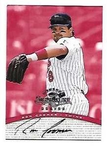 RON COOMER   1997 DONRUSS SIGNATURE SERIES AUTOGRAPH   MINNESOTA TWINS - Picture 1 of 1