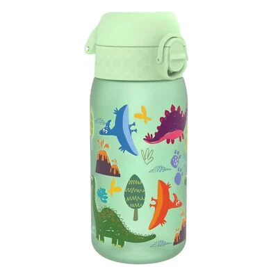 ION8 Leak Proof Kids Water Bottle, Recyclon, Dinosaur, 350ml (12oz) - Image 1 of 4