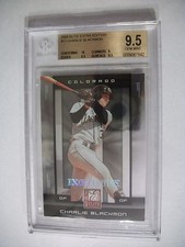 CHARLIE BLACKMON 2008 Donruss Elite Extra Edition #17 BGS GEM MINT 9.5 Rockies 