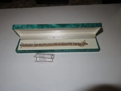 PRECIOSA PULSERA SUZANNE SOMERS 3 HEBRAS 925 CARGADA CON CIRCONITAS - NUEVA EN CAJA Foto 1 de 3