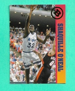 (1) SHAQUILLE ONEAL 1993 BALLSTREET NEWS BASKETBALL  NM-MT CARD (H2541)
