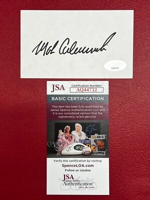 Mark Calcavecchia Signed 3x5 Index Card w/ JSA PGA Tour Member & Pro Golfer! - Image 1 of 4