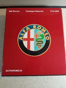 Alfa Romeo Catalogue Raisonne 1910 - 2000 (Two Volumes, Hardcover) - Foto 1 di 9