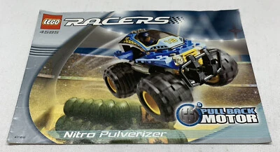 Lego Racers Manual For Set 4585 Nitro Pulverizer NO BRICKS - Image 1 of 2