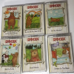 NEW Lot Of Six Spinoza's Audio Collection Cassette Tapes NOS NIP Sealed - Picture 1 of 3