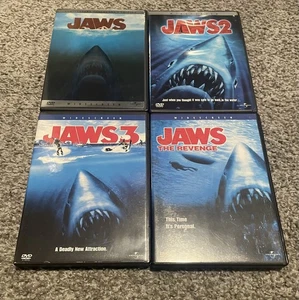 Jaws 4 DVD Lot Universal Widescreen Jaws / Jaws 2 / Jaws 3 / Jaws The Revenge - Picture 1 of 3