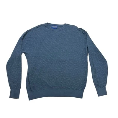 Pendleton Sweater Mens XXL Blue Argyle Merino Wool Long Sleeve Lightweight - Image 1 of 4