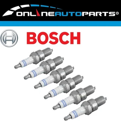 6 Bosch Spark Plugs for TRIUMPH 2000 2.0 6 Cyl CARB MK2 1970~1979 (6 x WR8DC+) - Image 1 of 2
