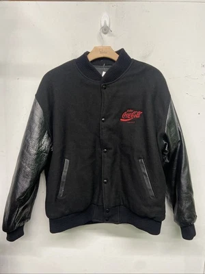 VTG COCA-COLA Black Bomber Jackets Sz L - Image 1 of 4