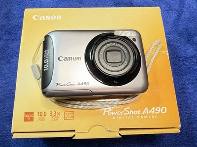 Cámara digital Canon Powershot A490 probada y funciona con caja e insertos Foto 1 de 4